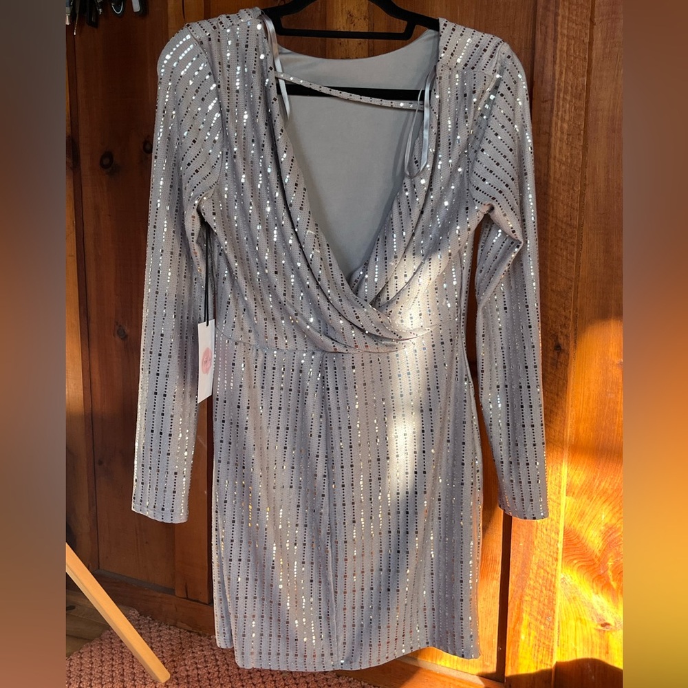 Crystal Sky- large- silver/beige - Picture 2 of 6